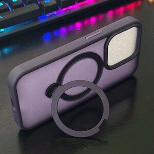 NWT iPhone 15 Pro Case with 360° Rotatable Ring - MagSafe Compatible!